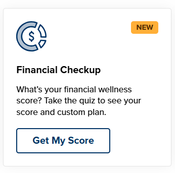 Financial Checkup Widget